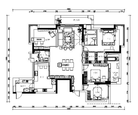 [浙江]新作！简约风格样板房设计CAD施工图（含实景图）-1