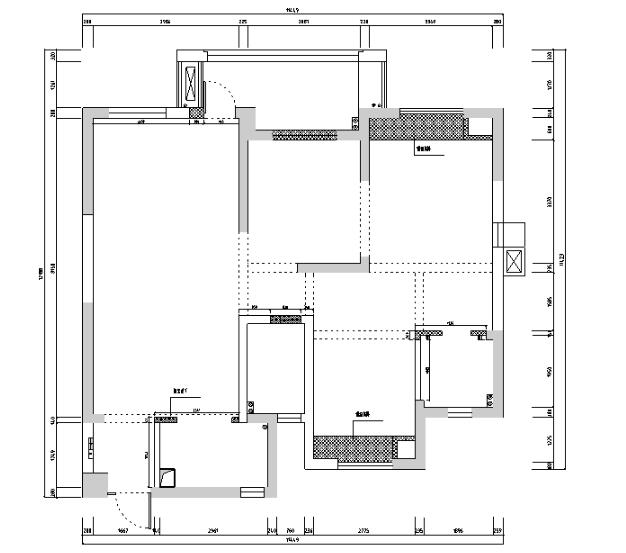 高雅美式风格住宅设计施工图（附效果图）-1