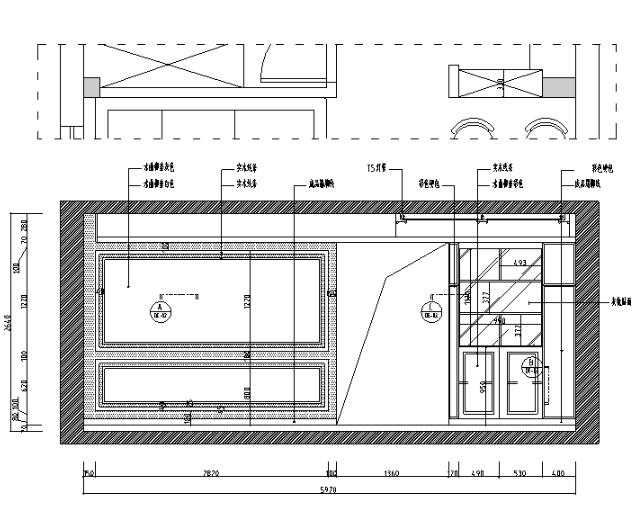 [浙江]高格调空间样板房设计施工图（附效果图）-1