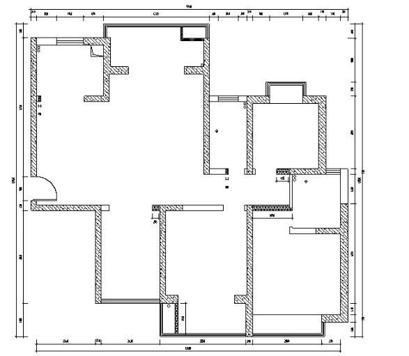 日式风格三居室住宅设计施工图（附效果图）-1