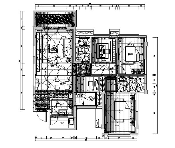 华日双城.理想雅苑A3样板房施工图-1