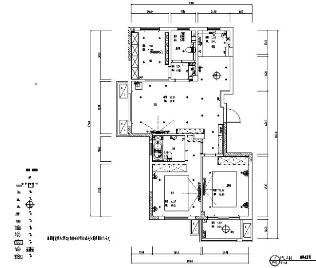 锦泽花园住宅设计施工图（附效果图）-1