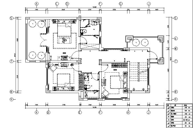 [上海]风景水岸样板房设计施工图（附效果图+模型）-1