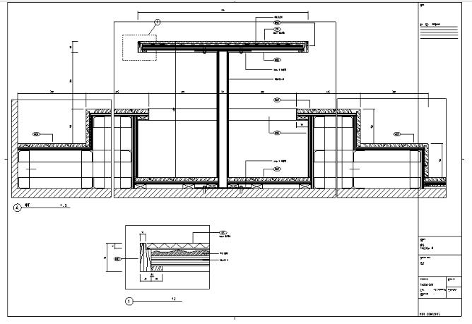 西安中海别墅样板间室内设计施工图-1