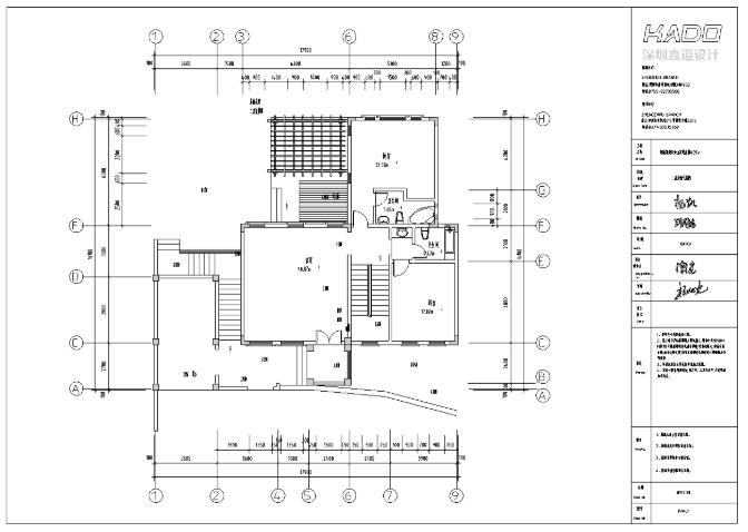 托斯卡纳风格别墅室内设计施工图及效果图-1