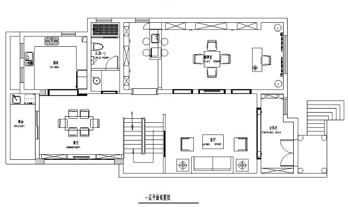 [江苏]新古典主义500平米联体别墅设计施工图（附效果图...-1