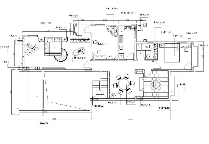 [海南]简欧风格复式室内设计施工图含实景图-1
