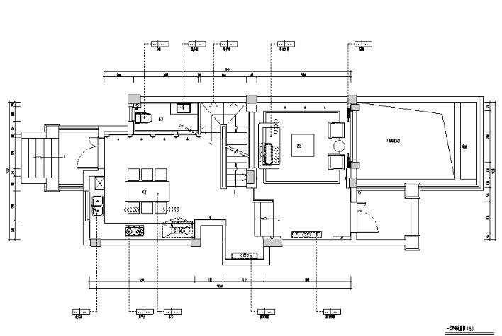 简约中式风格丽景英郡样板房设计施工图（附效果图）-1