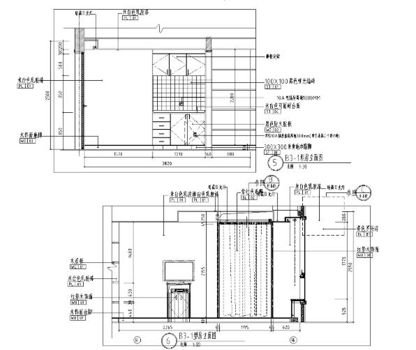 [上海]某国际公寓住宅样板间施工图-1