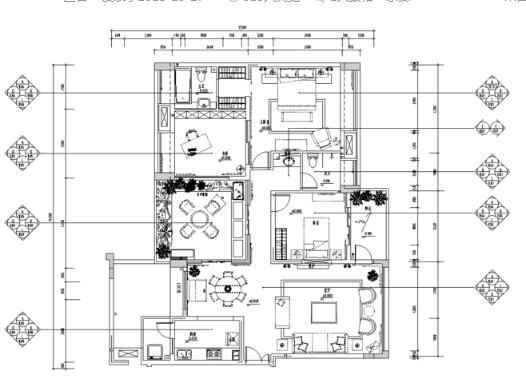 [四川]重庆廊桥水岸3K户型施工图-1