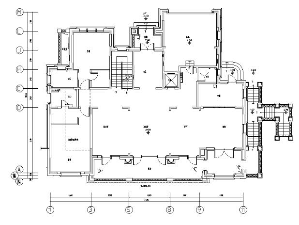 [云南]湖景林菀750平米住宅设计施工图（附效果图）-1