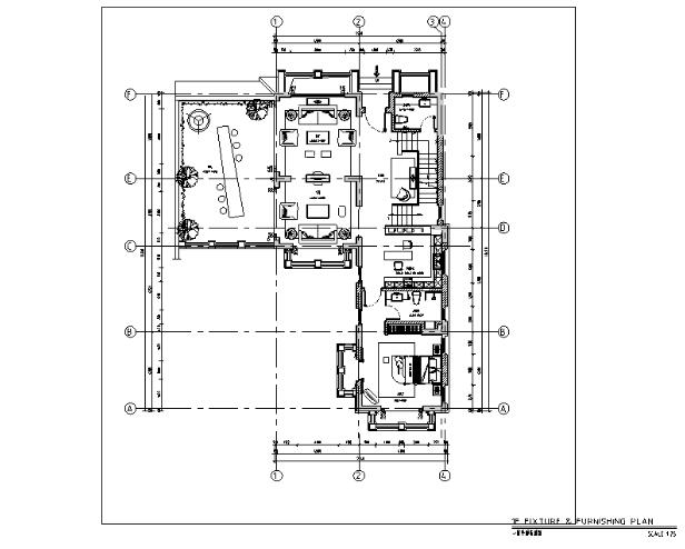 CCD-海南远洋椰香村别墅样板房设计施工图（附效果图+软...-1