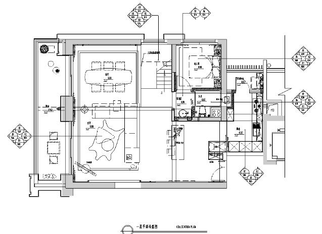 鸿壹方中心玖誉6C户型住宅设计施工图（附效果图+物料书...-1