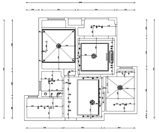 [江苏]现代简约C户型样板房设计施工图（附效果图）-1