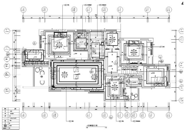 盛世融城别墅样板房室内施工图设计（CAD+实景图）-1