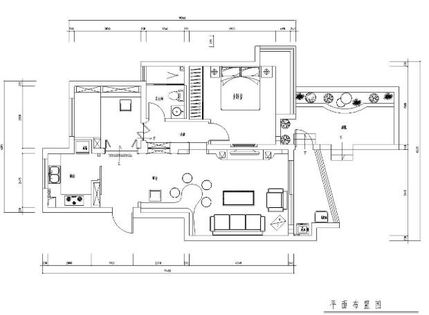 [江苏]常熟城市花园公寓室内施工图设计（附实景图）-1