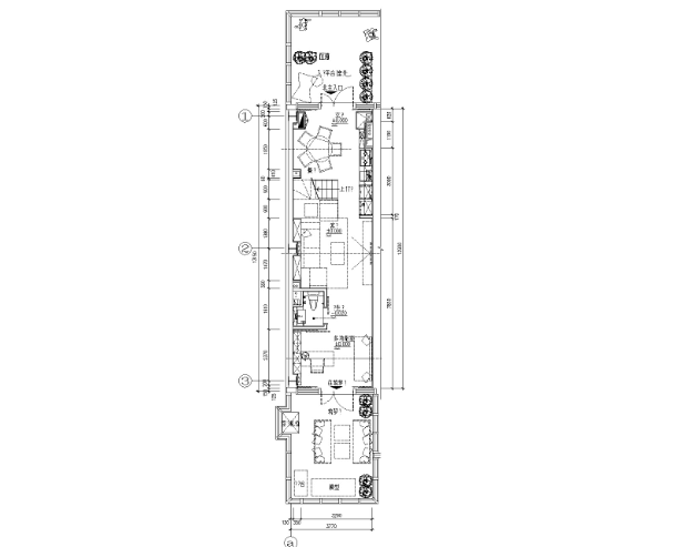 [北京]大兴万科天地8.4米挑高样板间CAD全套施工图+设计...-1