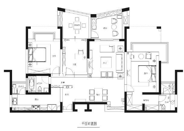 [苏州]苏州雅戈尔未来城样板间全套施工图-1