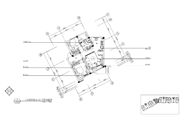 [大连]亿达第五郡一号楼样板房施工图+实景-1