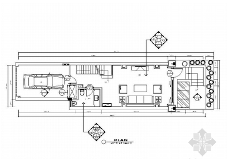 [浙江]上虞简约欧式四层别墅装修CAD施工图（含效果图）-1