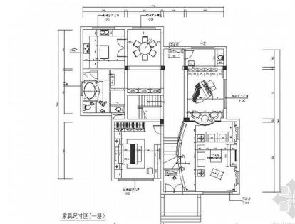 [江苏]精品豪华大宅纯净色彩美式古典风格独栋别墅室内装...-1