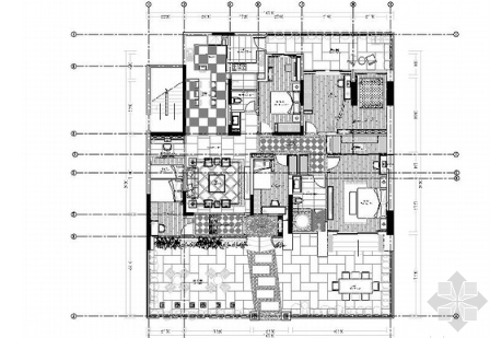 高级欧式风格六室两厅豪宅室内装修设计施工图-1