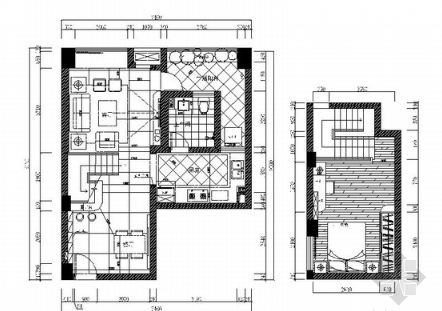 [东莞]现代风格跃层单身公寓室内装修图（含效果）-1