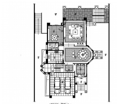 [南京]优雅豪华时尚复式住宅室内设计全套施工图（含物料...-1