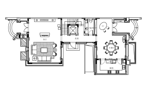 [上海]中式别墅样板间住宅室内设计方案（含实景图）-1