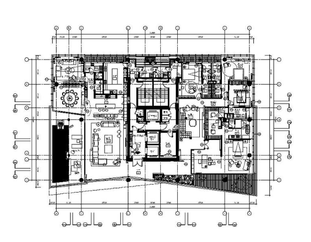 [深圳]详细完整的全套现代精致别墅设计施工图（含效果...-1