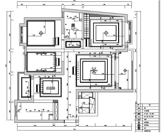 [上海]国际花园美式古典风格住宅设计施工图（附效果图...-1