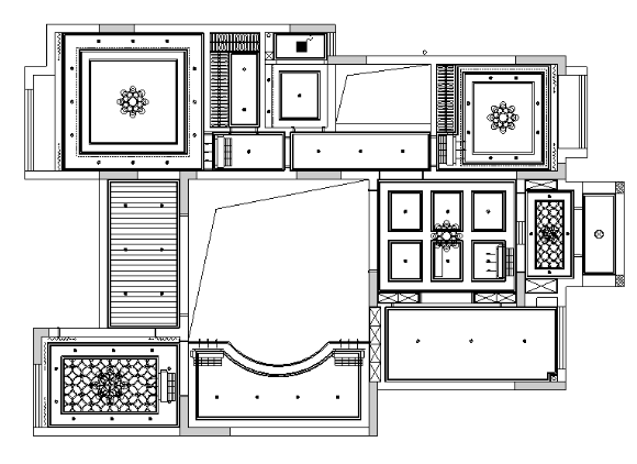 [四川]新古典风格住宅空间设计施工图（附新效果图）-1