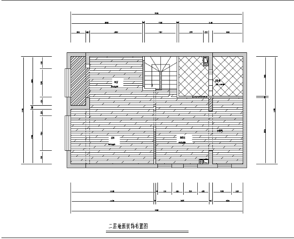 [内蒙古]法式乡村样板间设计施工图（附效果图）-1