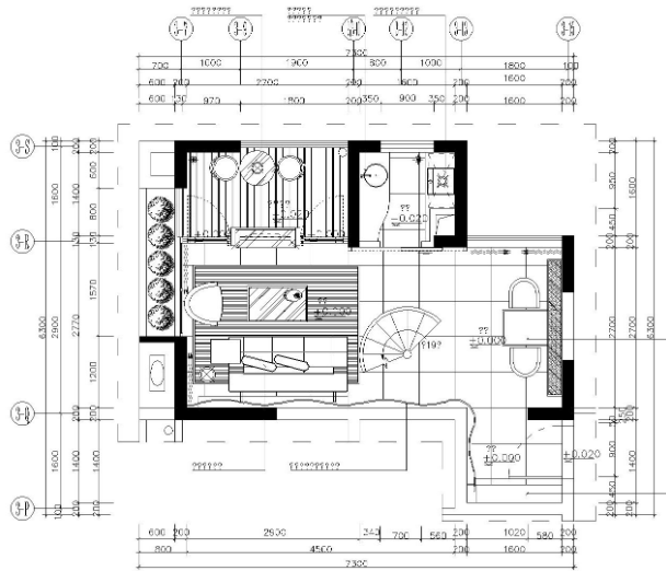 [广东]东莞鹿港小镇精装样板间施工图及效果图-1