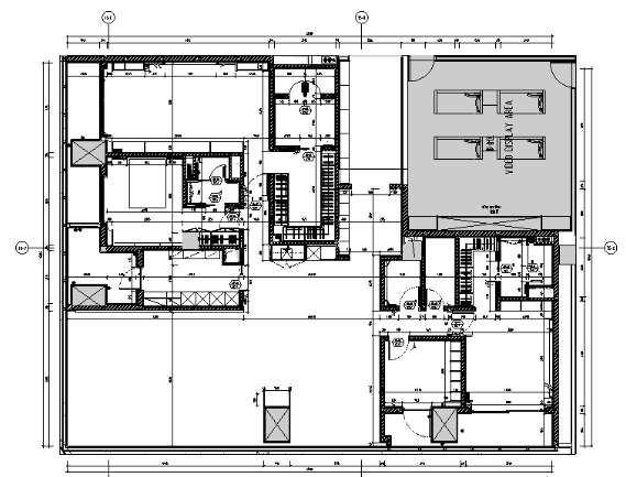 华润公寓样板间D户型设计施工图（附效果图+物料表）-1