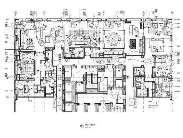 季裕堂-北京银泰柏悦府52层公寓设计施工图-1