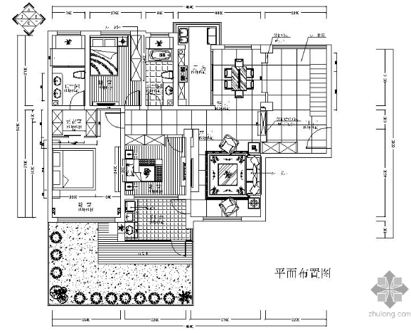 新中式阁楼三居室施工方案（含效果）-1