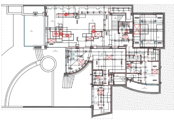 成都麓湖生态城别墅B户型样板间施工图+效果-1