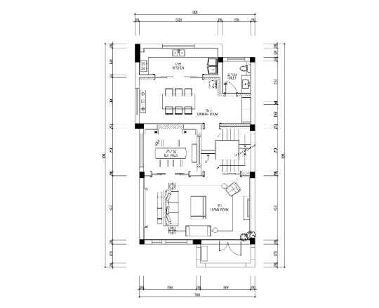 [浙江]-绍兴凤鸣湾新中式四层别墅施工图-1