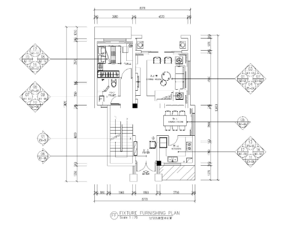 泸州凤凰首府别墅深化方案+效果图+施工图-1