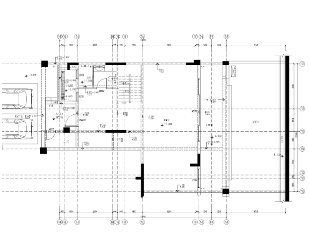 重庆万科悦湾350平复式样板房室内设计CAD施工图+设计方...-1