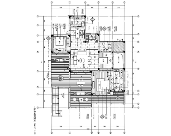 [南宁]安吉桃花源别墅装饰施工图+效果图-1