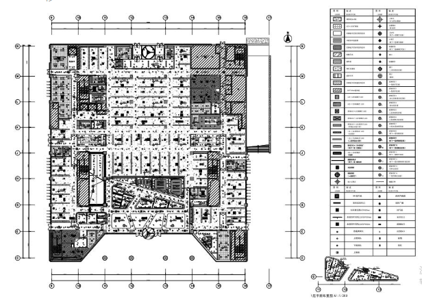 [北京]今日头条中航广场办公室施工图+方案-1
