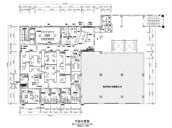 [重庆]重庆规划院办公室CAD施工图+3D模型-1