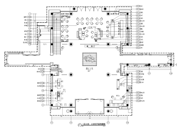 六安苍龙湖新中式度假酒店全套CAD施工图-1