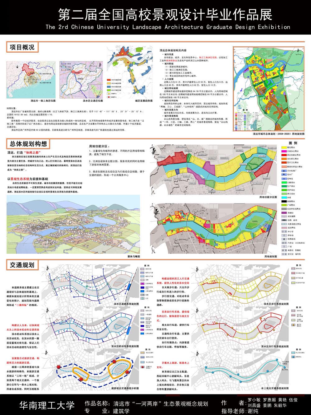 清远市“一河两岸”生态景观概念规划-1