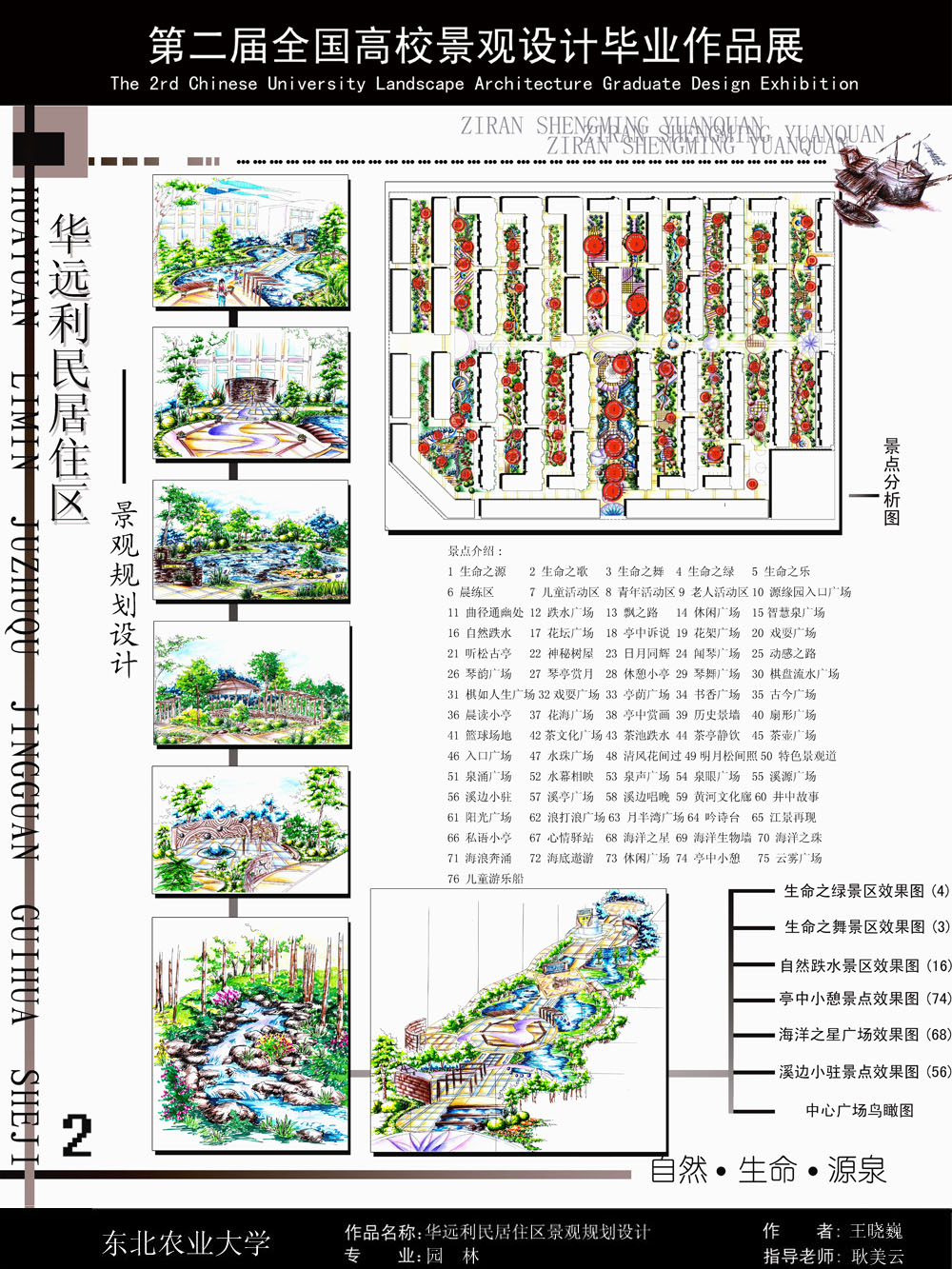 华远利民居住区景观规划设计-2