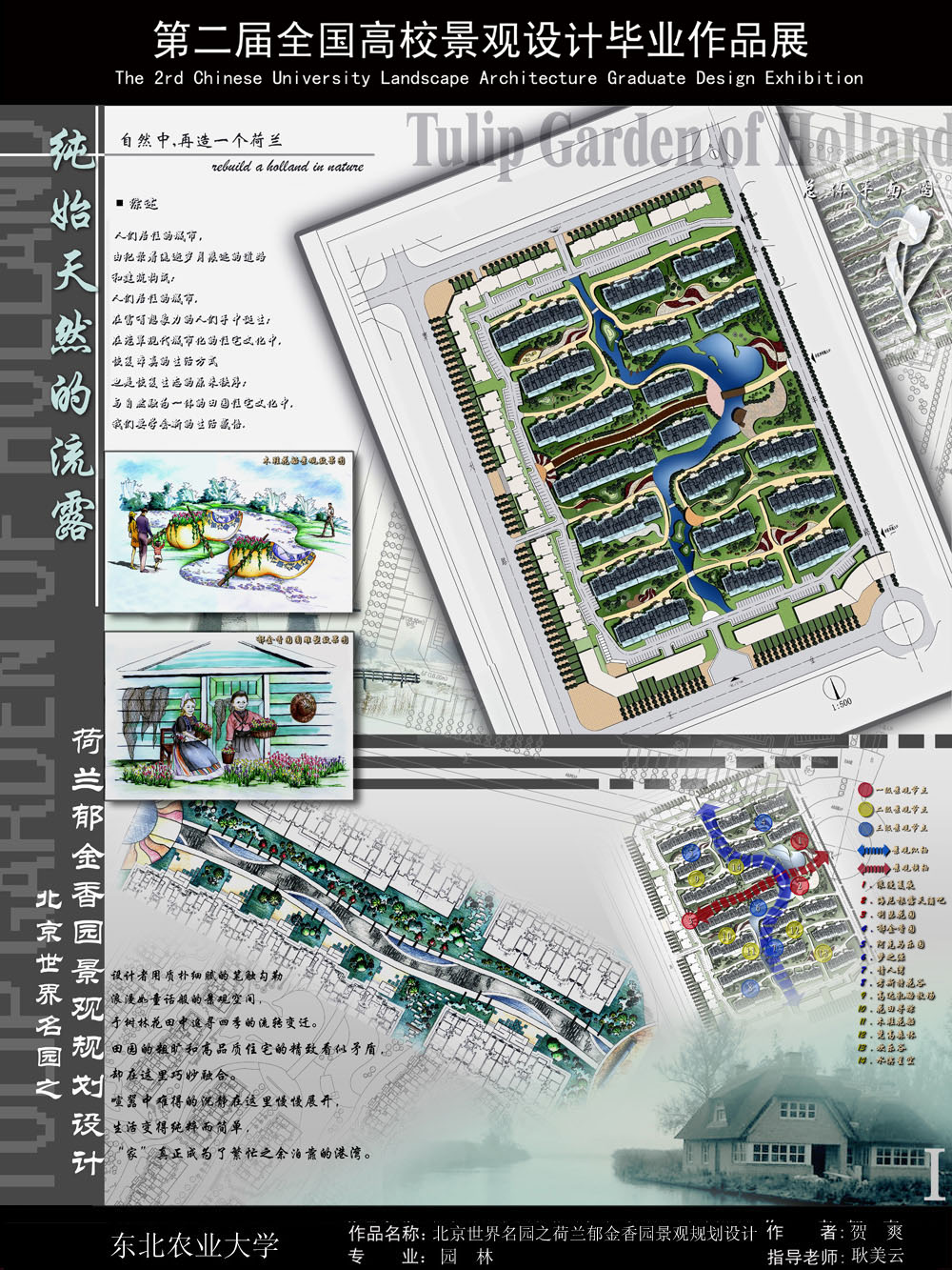 北京世界名园之荷兰郁金香园景观规划设计-1
