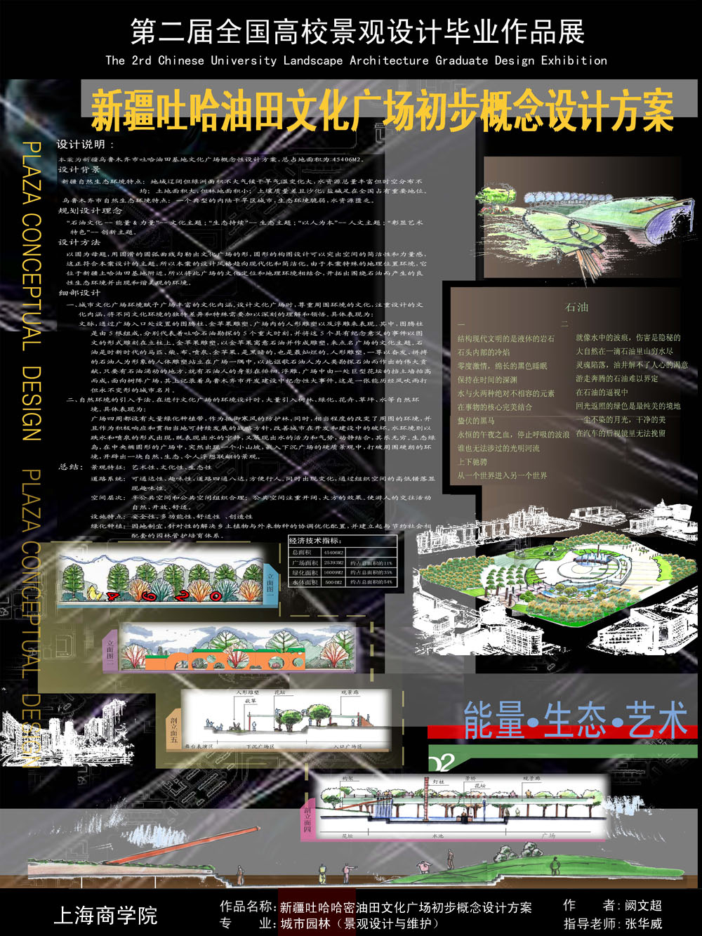 新疆吐哈哈密油田文化广场初步概念设计方案-2