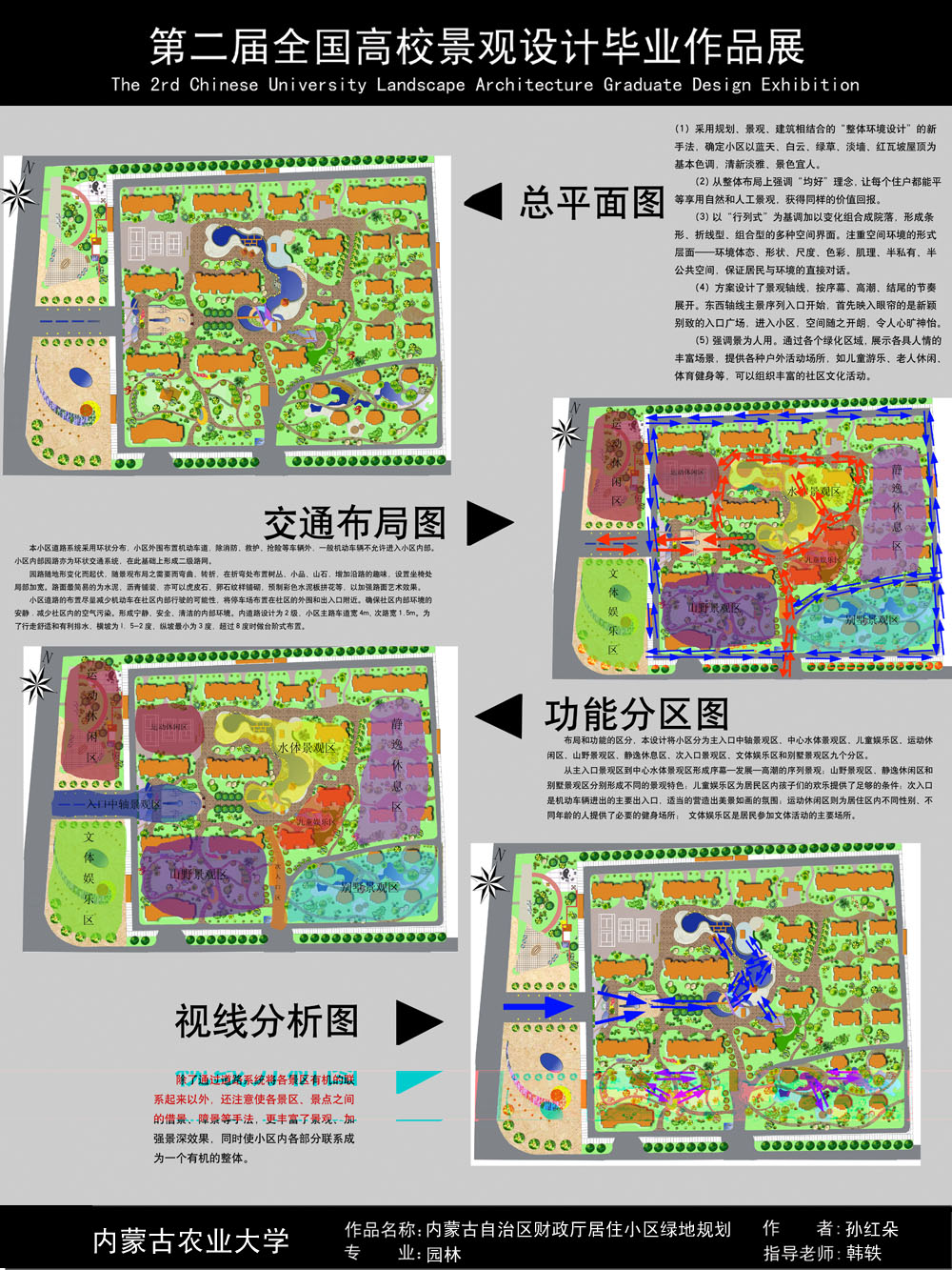 内蒙古自治区财政厅居住小区绿地规划-1